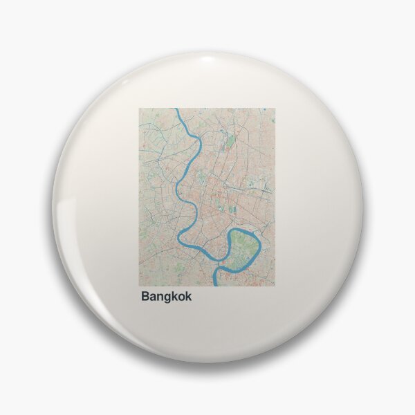 Item preview, Bangkok Minimalistic Map Art designed and sold by MapsNerd.