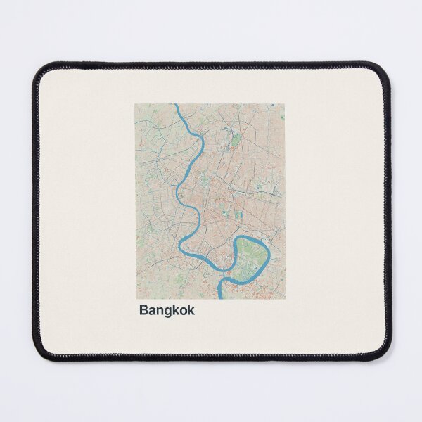 Item preview, Bangkok Minimalistic Map Art designed and sold by MapsNerd.