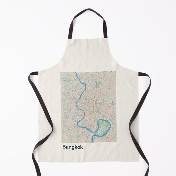 Item preview, Bangkok Minimalistic Map Art designed and sold by MapsNerd.