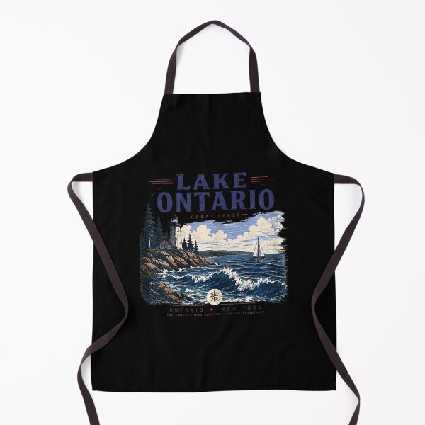 Item preview, Lake Ontario Forever Vintage Retro Design designed and sold by LouisaOReilly.