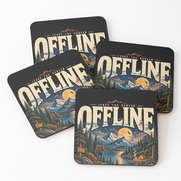 Item preview, OFFLINE IS THE NEW OUTDOORS designed and sold by The One Studio.