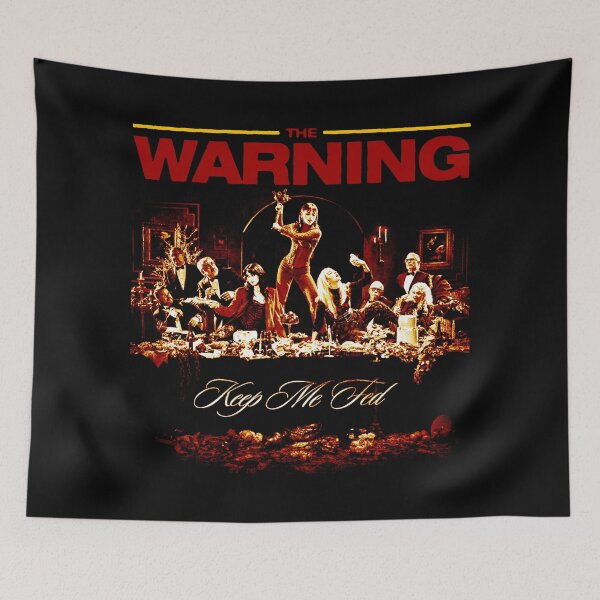 Item preview, Red Silhouette Girl Rock Band designed and sold by BiskiTop.