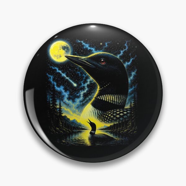 Item preview, Loon Howling To The Moon designed and sold by hesotendes.