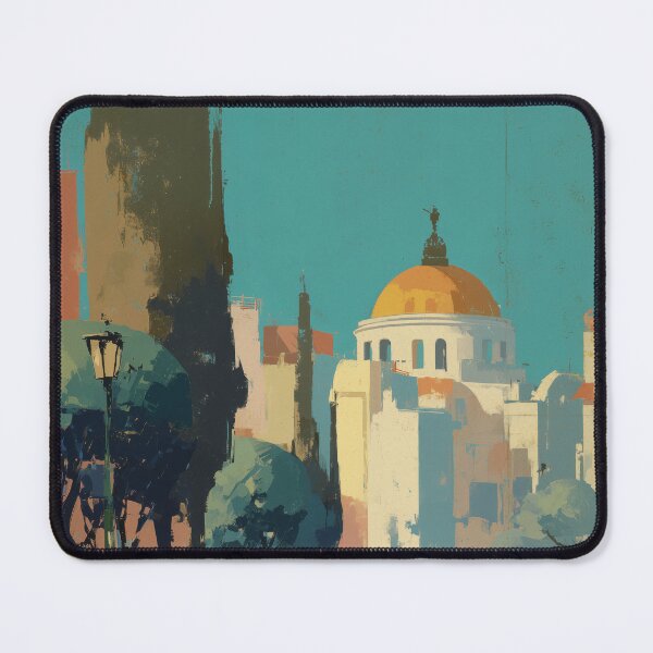 Item preview, Mexico City Street, Colorful Pastel Decor designed and sold by MarkedArtPrints.