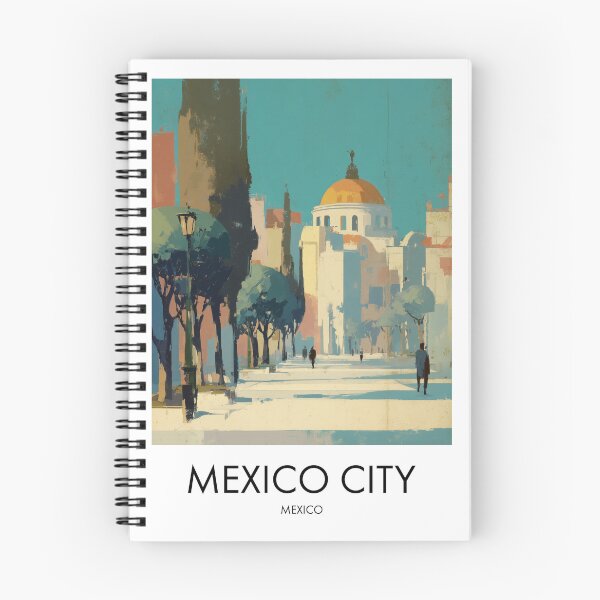 Item preview, Mexico City Street, Colorful Pastel Decor designed and sold by MarkedArtPrints.