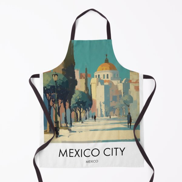 Item preview, Mexico City Street, Colorful Pastel Decor designed and sold by MarkedArtPrints.