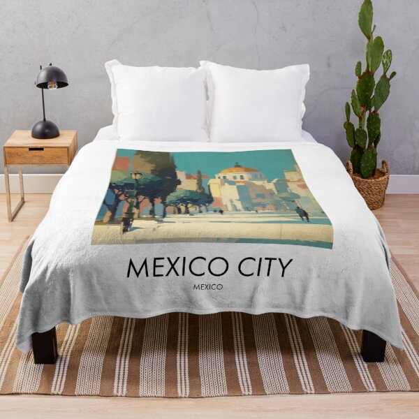 Item preview, Mexico City Street, Colorful Pastel Decor designed and sold by MarkedArtPrints.