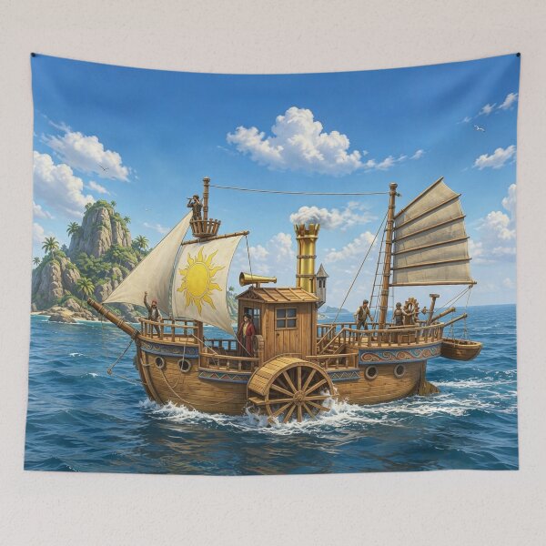 Item preview, Pirate ship designed and sold by Jonsmartdesigns.