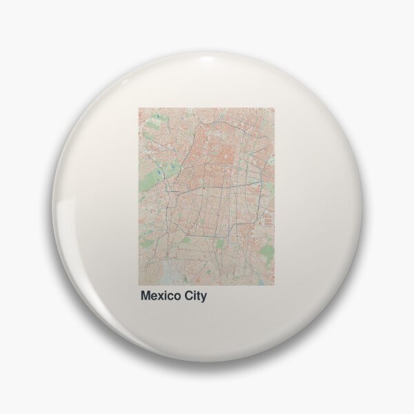 Item preview, Mexico City Minimalistic Map Art designed and sold by MapsNerd.