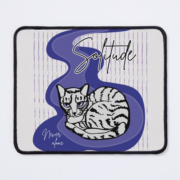Item preview, Solitude Only pen cat sketch with colors designed and sold by Konopikyu.