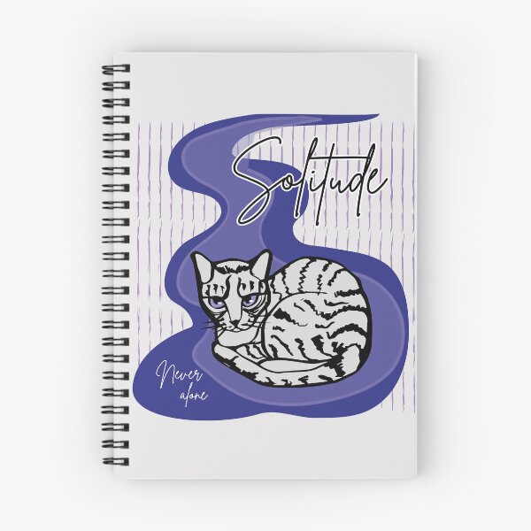 Item preview, Solitude Only pen cat sketch with colors designed and sold by Konopikyu.