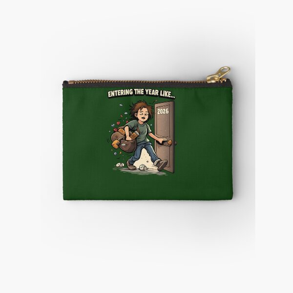 Item preview, Entering The Year Like Funny Relatable New Year Cartoon Design 750 designed and sold by MCCreative22.