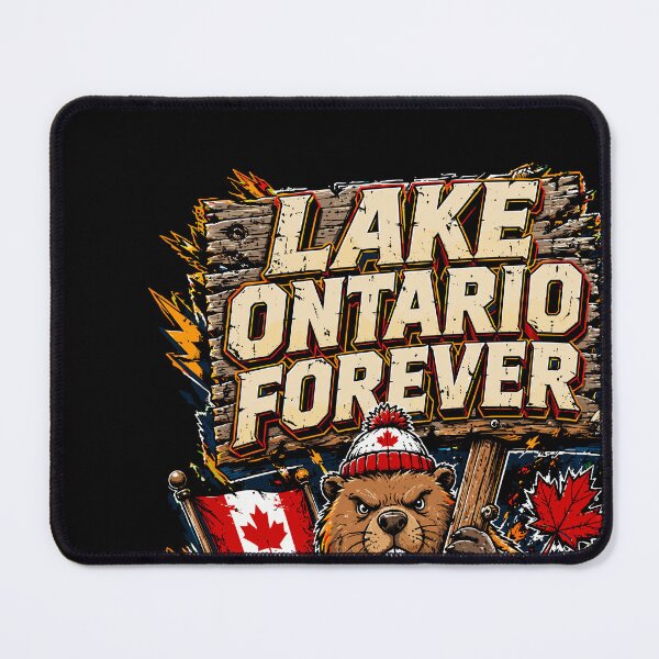 Item preview, Lake Ontario Forever Beaver Funny Canadian Design designed and sold by LouisaOReilly.