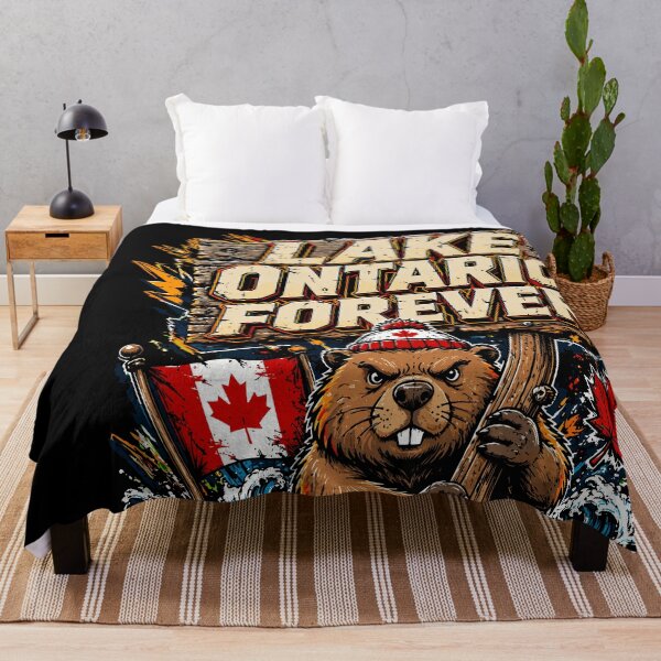 Item preview, Lake Ontario Forever Beaver Funny Canadian Design designed and sold by LouisaOReilly.