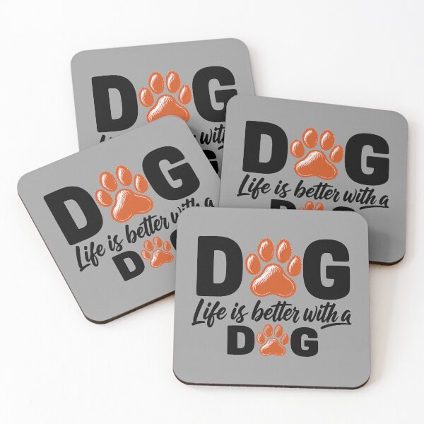 Item preview, Life Is Better With A Dog Shirt | Paw Print Design designed and sold by MOCH- ART.