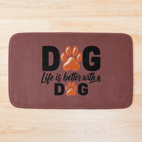 Item preview, Life Is Better With A Dog Shirt | Paw Print Design designed and sold by MOCH- ART.