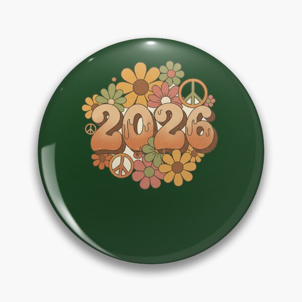 Artikelvorschau, Flower Power 2026 Vintage Neujahr 595 entworfen und verkauft von MCCreative22.