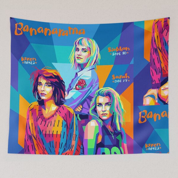Item preview, Bananarama Colorful Pop Art designed and sold by SiksisArt.