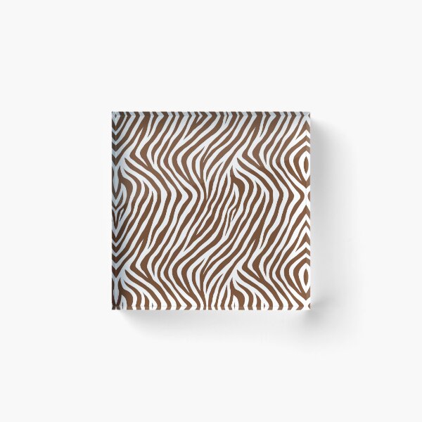 Item preview, Chocolate Brown Zebra Stripe Flow designed and sold by QuietBloom80.