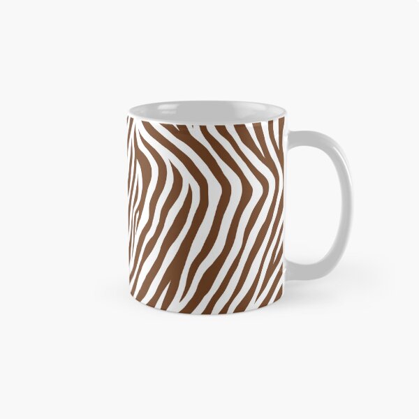 Item preview, Chocolate Brown Zebra Stripe Flow designed and sold by QuietBloom80.