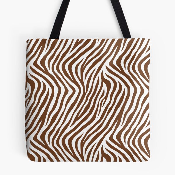 Item preview, Chocolate Brown Zebra Stripe Flow designed and sold by QuietBloom80.