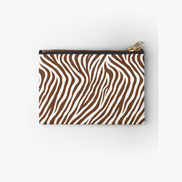 Item preview, Chocolate Brown Zebra Stripe Flow designed and sold by QuietBloom80.