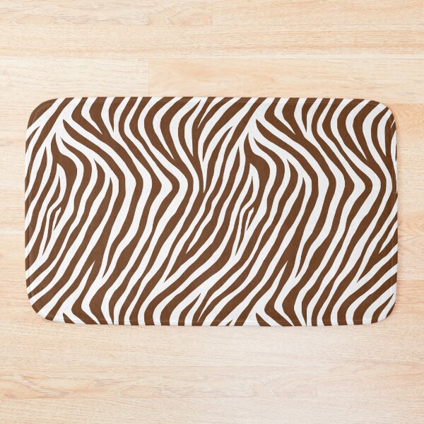 Item preview, Chocolate Brown Zebra Stripe Flow designed and sold by QuietBloom80.