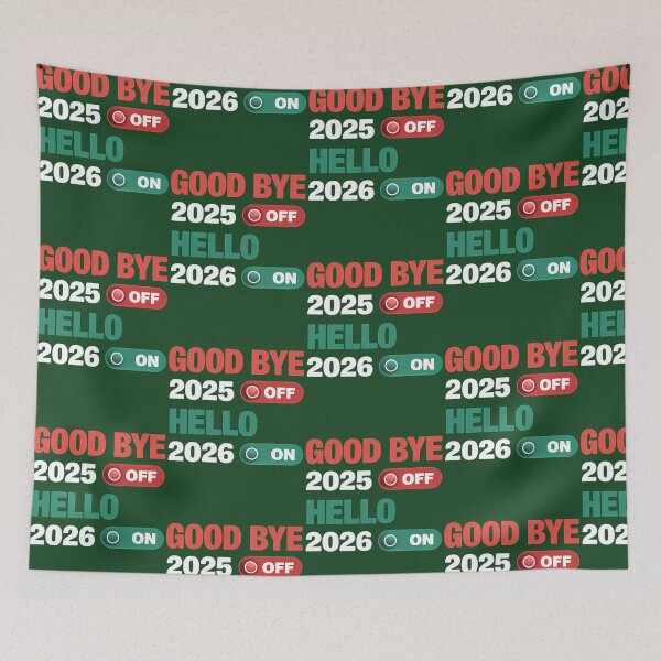 Item preview, Goodbye 2025 Off Hello 2026 On 745 designed and sold by MCCreative22.