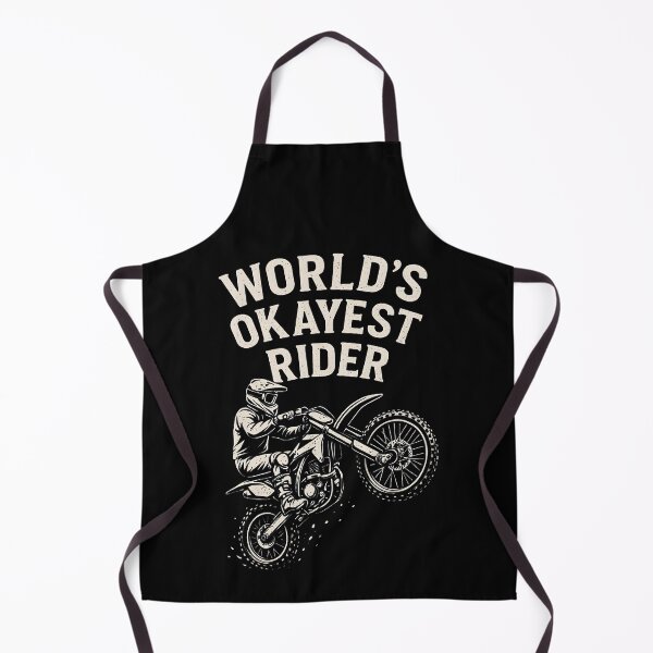 Item preview, World's Okayest Rider Funny Dirt Bike Motocross Vintage designed and sold by Photo-Sphere101.