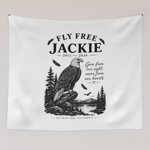 Item preview, Fly Free Memorial Eagle  designed and sold by BartholRhyat.