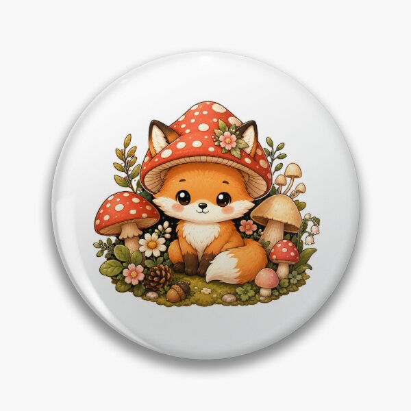 Item preview, Mushroom Fox designed and sold by MySthore.