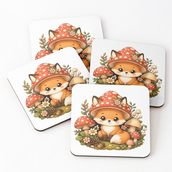 Item preview, Mushroom Fox designed and sold by MySthore.
