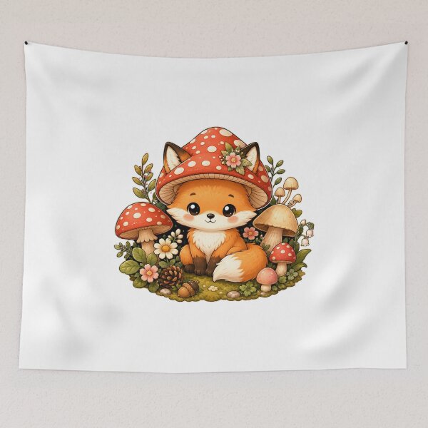 Item preview, Mushroom Fox designed and sold by MySthore.