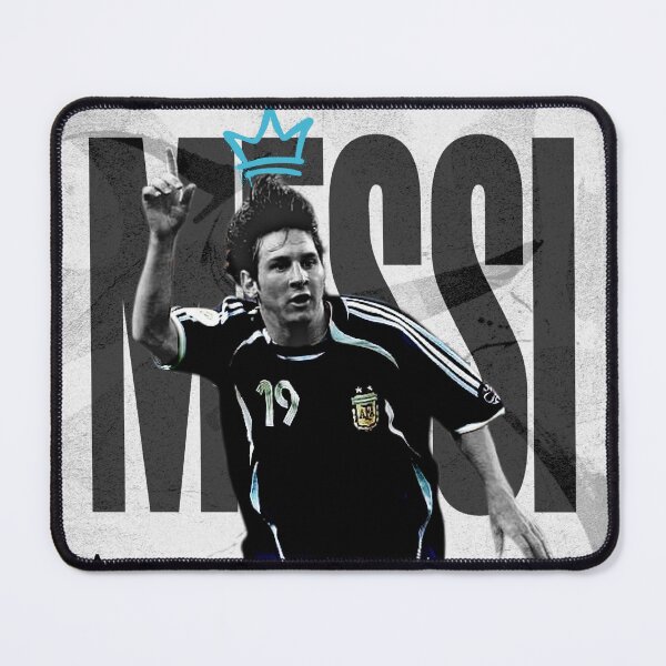 Item preview, The Young Argentina Prodigy No 19 Sky Blue Retro Football Poster 2006 designed and sold by Af-RT10.