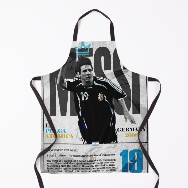 Item preview, The Young Argentina Prodigy No 19 Sky Blue Retro Football Poster 2006 designed and sold by Af-RT10.