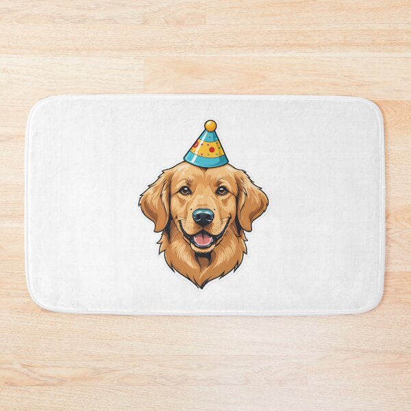 Item preview, Golden Retriever Face Portrait Party Hat Celebration – Golden retriever mom gift designed and sold by michallechowicz.