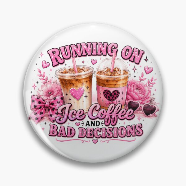 Item preview, Ice coffee and Bad Decisions  designed and sold by plannergreek.