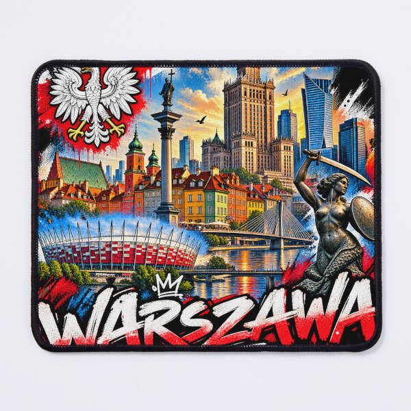 Item preview, Warsaw Poland Urban Street Art – Iconic City Skyline Graffiti designed and sold by URBIVO.
