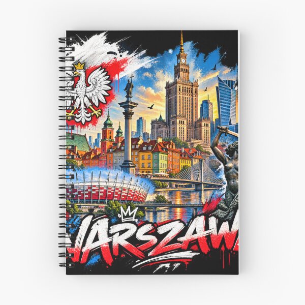 Item preview, Warsaw Poland Urban Street Art – Iconic City Skyline Graffiti designed and sold by URBIVO.