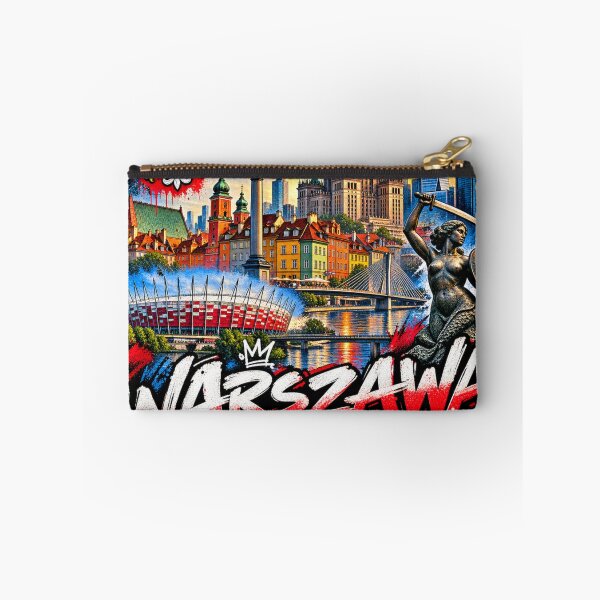 Item preview, Warsaw Poland Urban Street Art – Iconic City Skyline Graffiti designed and sold by URBIVO.