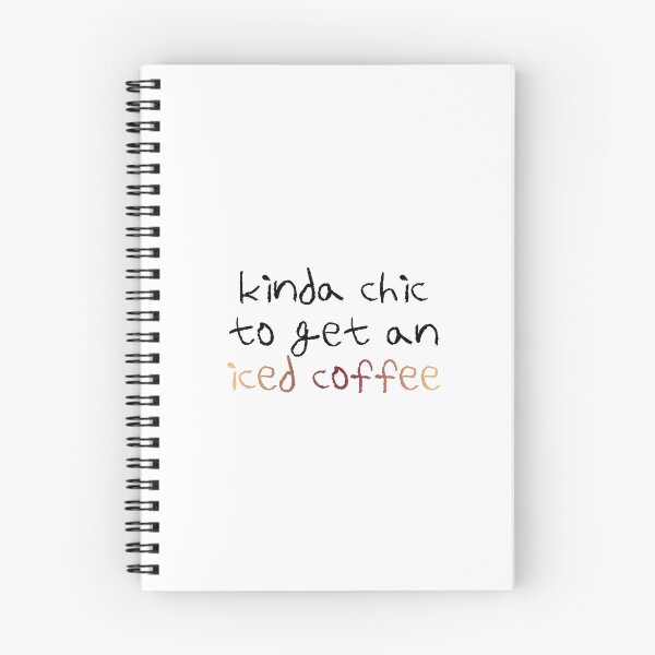Item preview, Kinda Chic To Get An Iced Coffee | Drink | Food designed and sold by The Turquoise Brush.