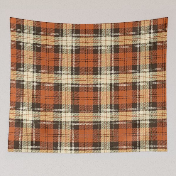 Item preview, Orange and Brown Heritage Tartan – Autumn Plaid Pattern designed and sold by BackTWO.