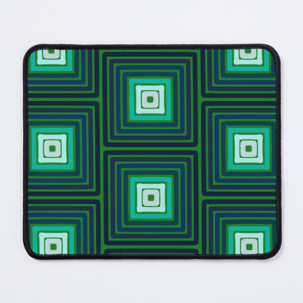 Item preview, Modern Nested Square Geometry - Cool Teal Navy and Cream Palette designed and sold by LittleHappiness by Kamollak .