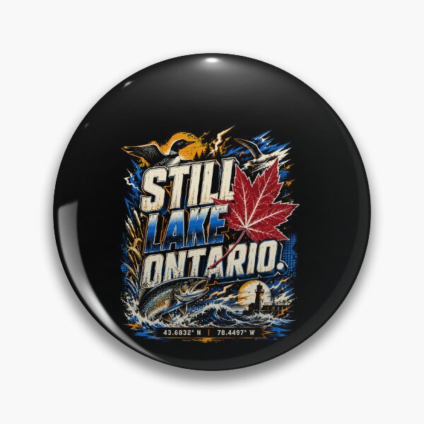 Item preview, Lake Ontario Not Lake America Funny Design designed and sold by LouisaOReilly.