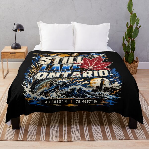 Item preview, Lake Ontario Not Lake America Funny Design designed and sold by LouisaOReilly.