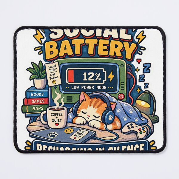 Item preview, SOCIAL BATTERY designed and sold by theOne_Design.