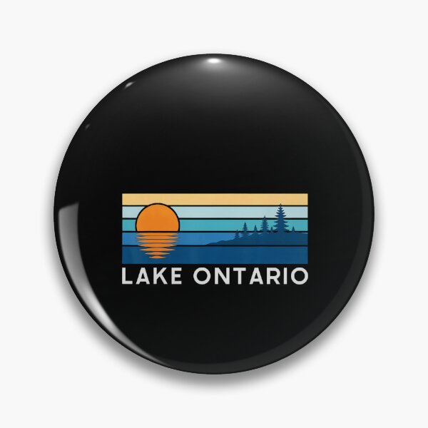 Item preview, Retro Lake Ontario Vintage Great Lakes Design designed and sold by LouisaOReilly.