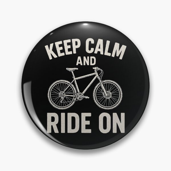 Item preview, Keep Calm And Ride On Outdoor Cycling Lover Bicycle Rider designed and sold by Photo-Sphere101.