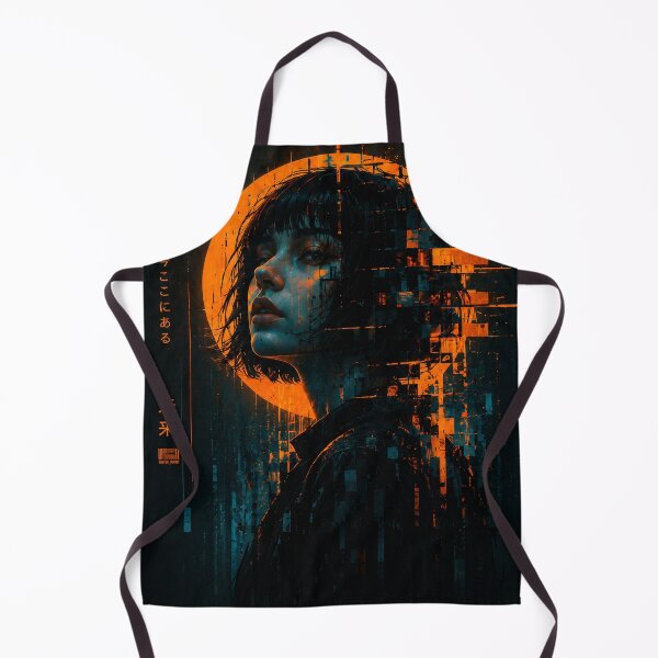 Item preview, Cyberpunk Japanese Glitch Woman Main Tag: designed and sold by NordenPosters.