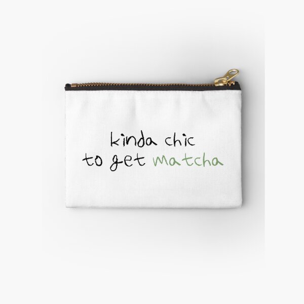 Item preview, Kinda Chic To Get Matcha | Drink | Food designed and sold by The Turquoise Brush.
